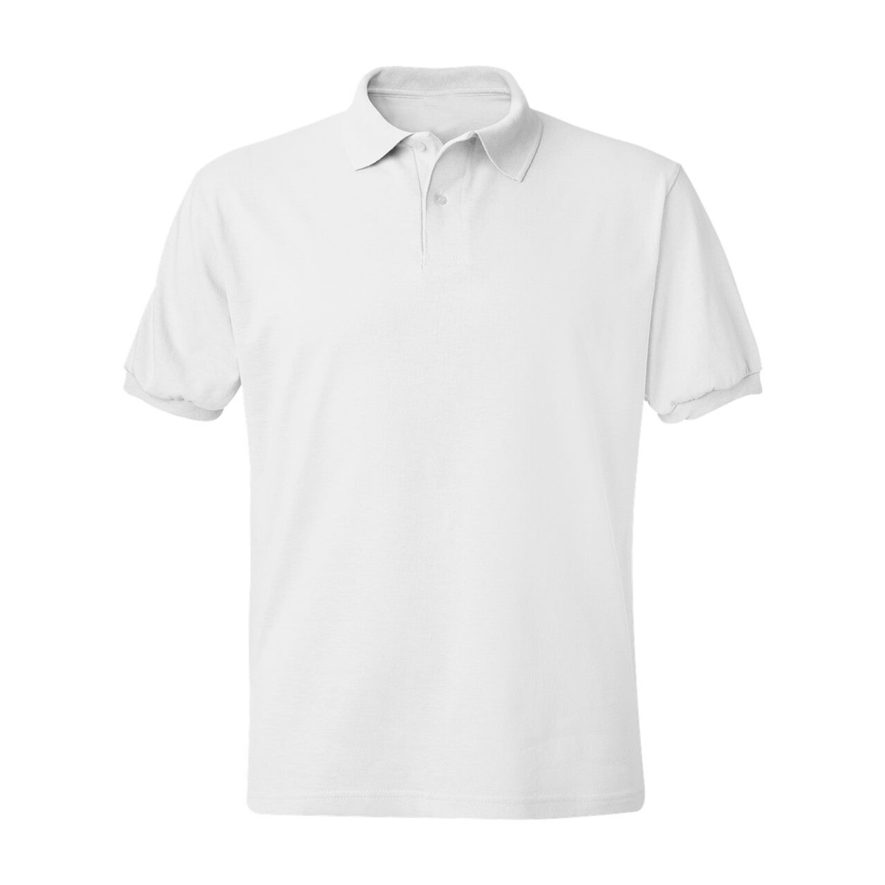 Hanes Men's EcoSmart Jersey Polo Shirt Cotton Polyester Blend Classic Fit Casual Workwear